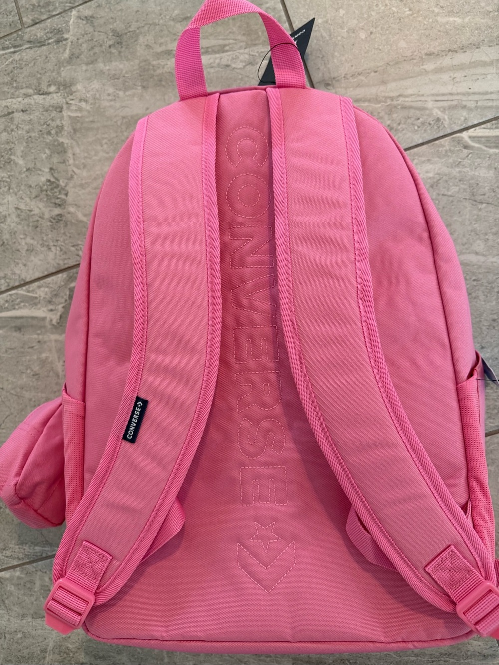 New womens Converse Pink Backpack with Detachable Pouch - Picture 9 of 9